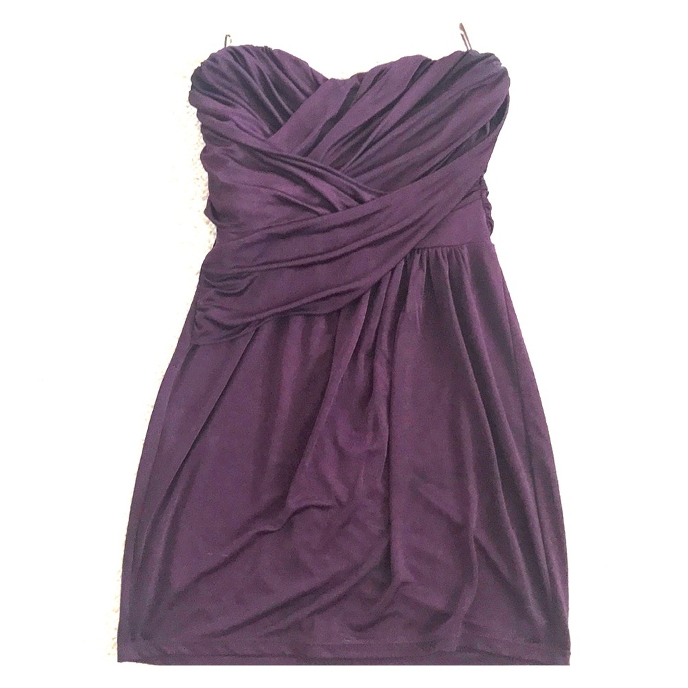 Express deep purple short dress
